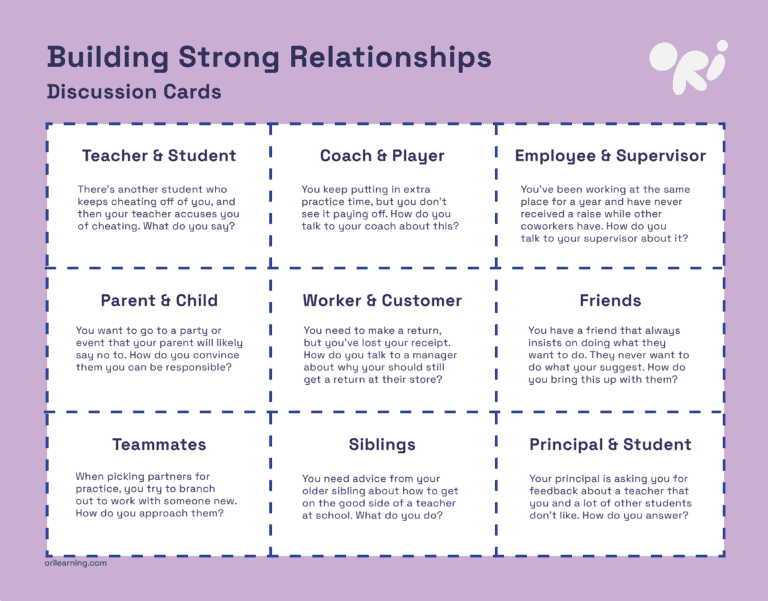 How to Build Strong Relationships for Teens (Lesson Plan)