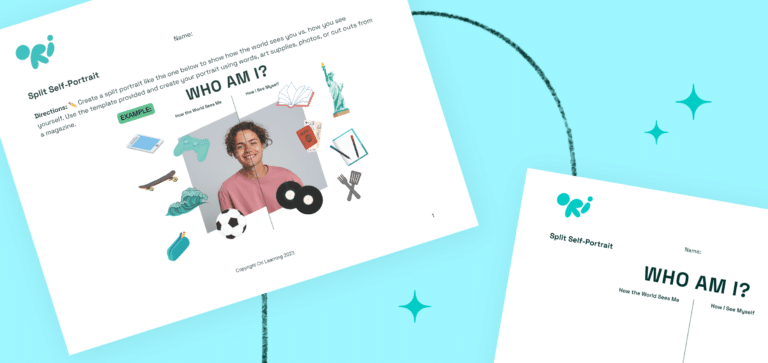 a smiling boy in a blue background