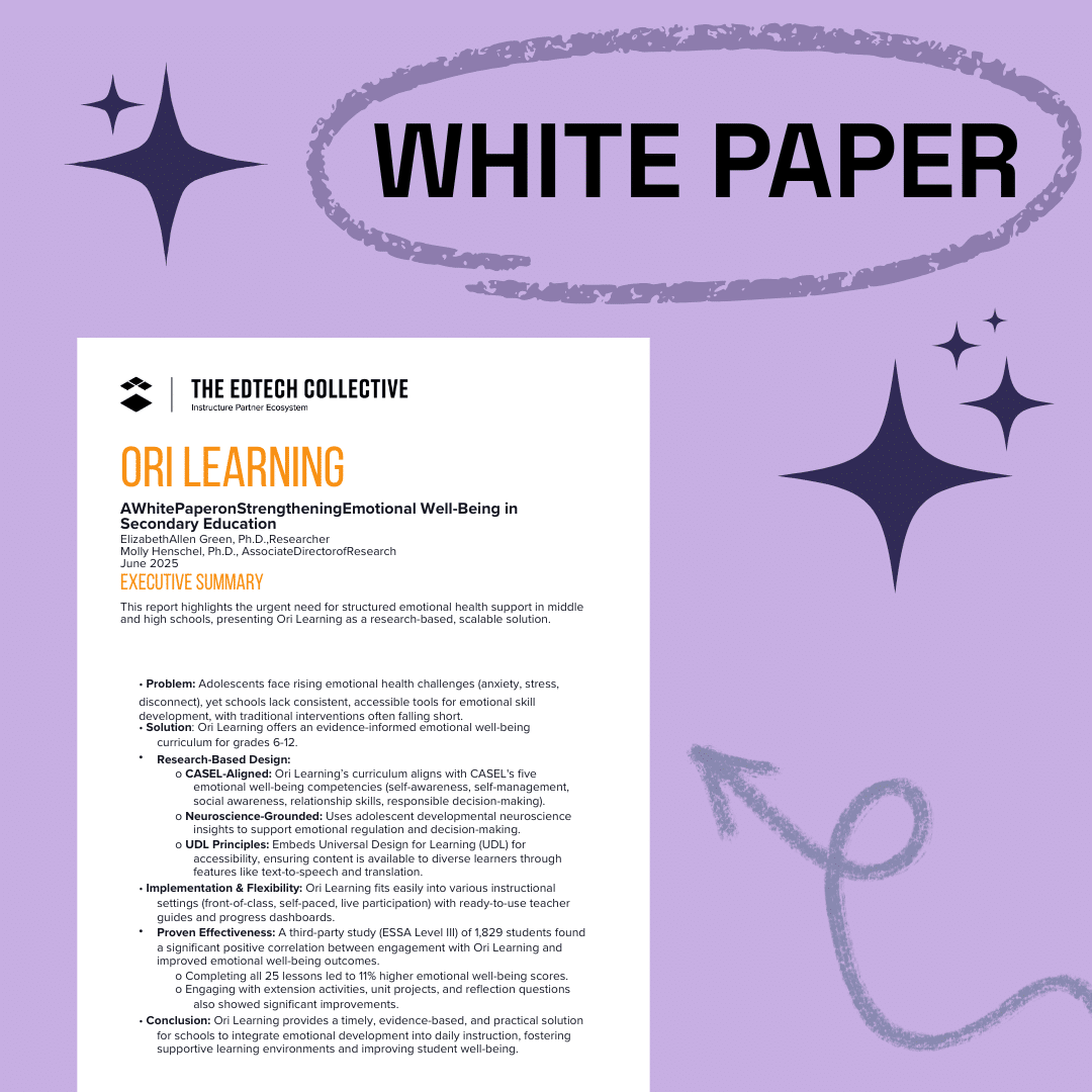 A White Paper on Strengthening Emotional Well-Being in Secondary Education