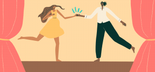 A man and woman dancing to demonstrate the importance of arts SEL